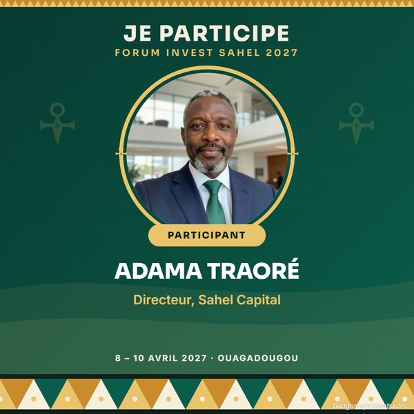 Cadre du Forum Invest Sahel